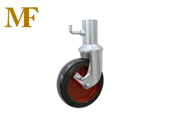 Hollow Stem Scaffold Caster Wheel With Brake 12inch Heavy Duty Castor for Scaffold
