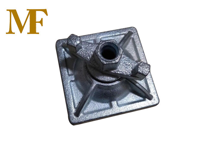 Forged Steel Formwork Tie Nut With Galvanized Finish Load Capacity 10 KN