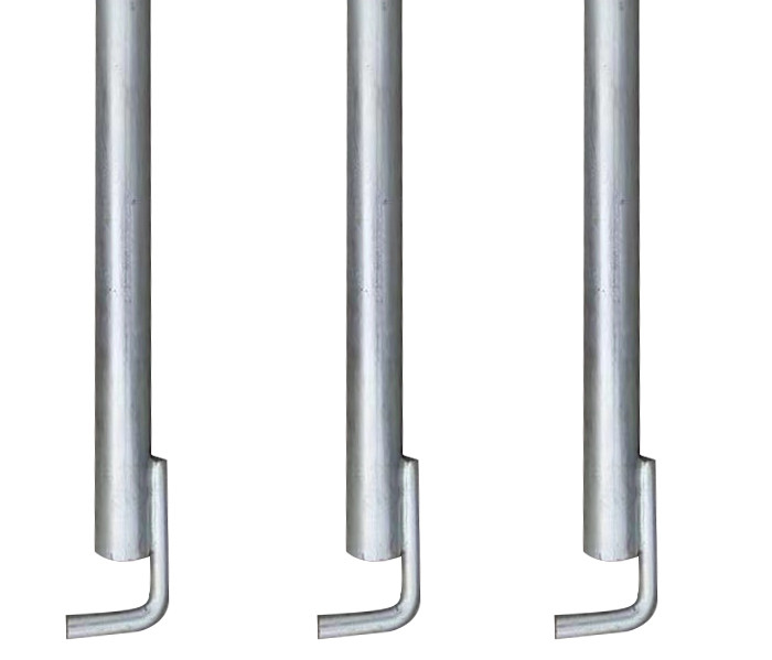 Temporary Scaffold Wall Ties Anchor Tube With Hooks For Ringlock Scaffold System