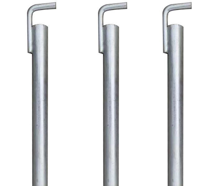 Scaffolding Tubular Anchor With Hook and Galvanized Finish and Seamless Steel Tube Rod