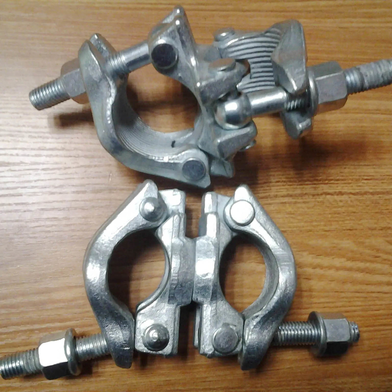 Hot Dip Galvanized US Type Forged Swivel Double Clamp