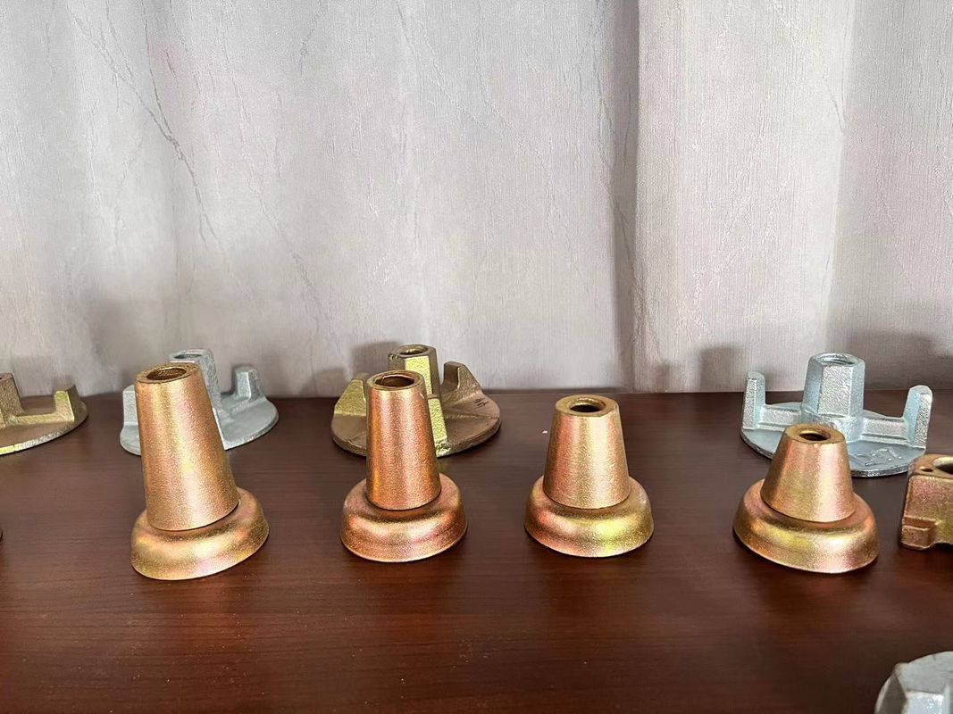 Formwork Accessories Galvanized Steel Metal D15 Tie Rod Steel Cone for Concrete Construction