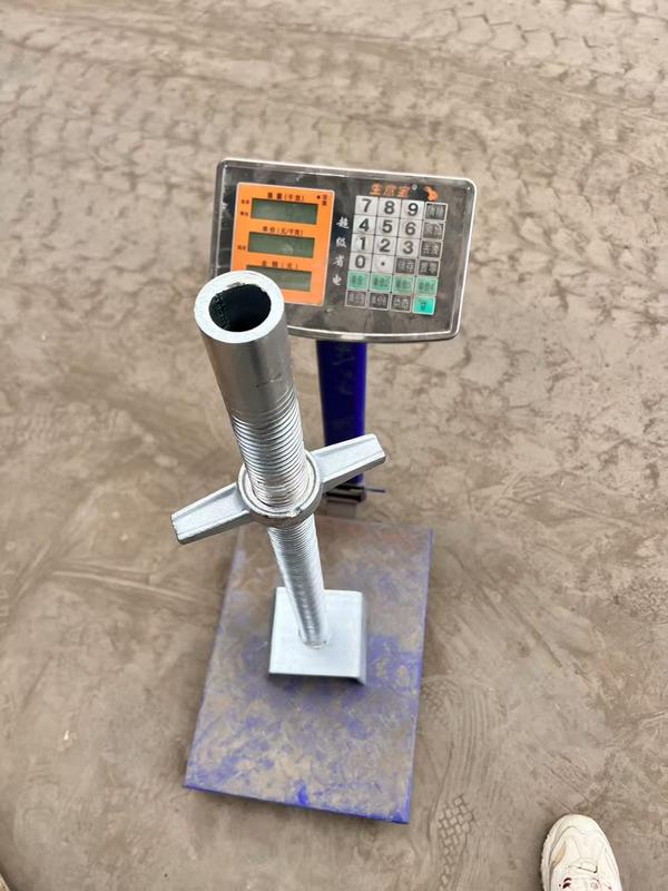Adjustable Hollow Screw Base Jack Heavy Duty Steel Support for Scaffolding & Construction
