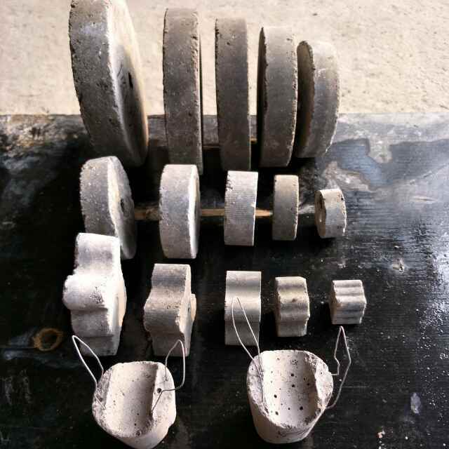 Concrete Spacers OEM Precast Concrete Products For Reinforcement Structure