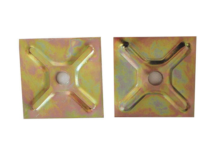 120*120*5mm Galvanized Formwork Washer Plate Formwork Accessories Waler Plate