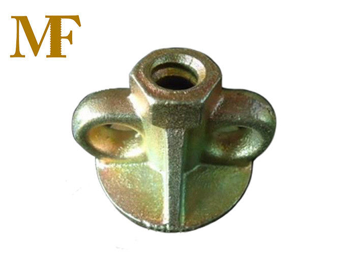 Concrete Steel Formwork Wing Nut Three Wings High Precision With ISO9001