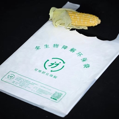 100% compostable carry opp pouch supermarket grocery retail plastic free packing biodegradable pla pbat shopping bag