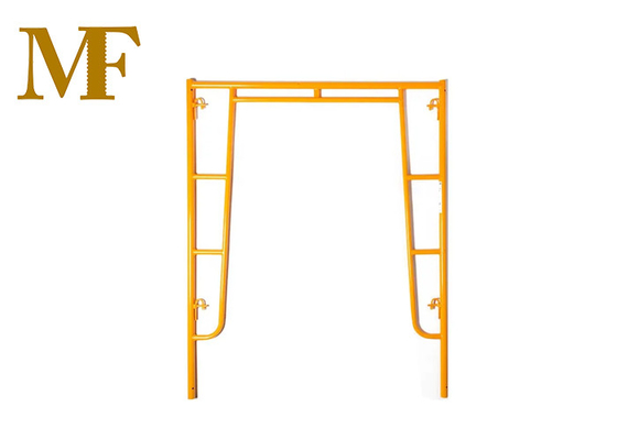Heavy Duty Yellow Scaffolding H Frame Construction Mobile Step Portal Q235