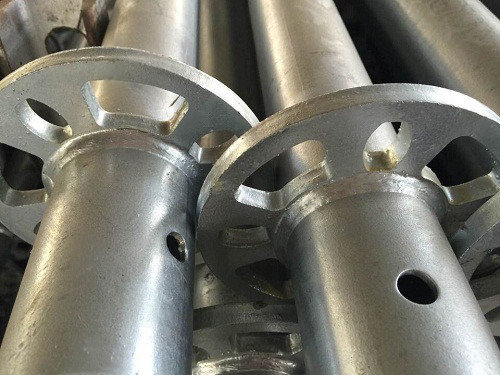 48.3mm Scaffold System Vertical Standard Ringlock For Construction