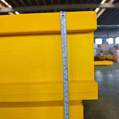 Yellow Painted Building Material Timber Beam H20 Beam for Formwork Construction Project